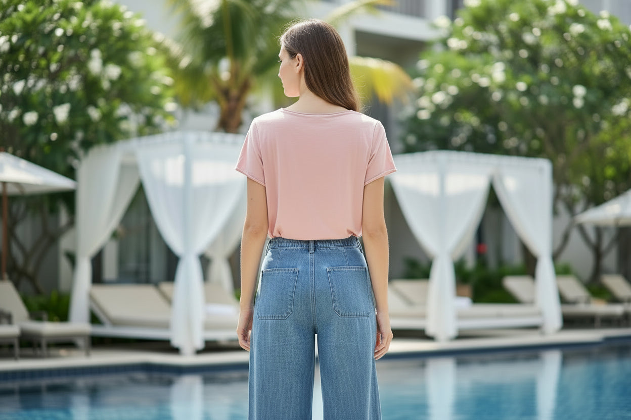 Soft Pink Short Sleeve Tee