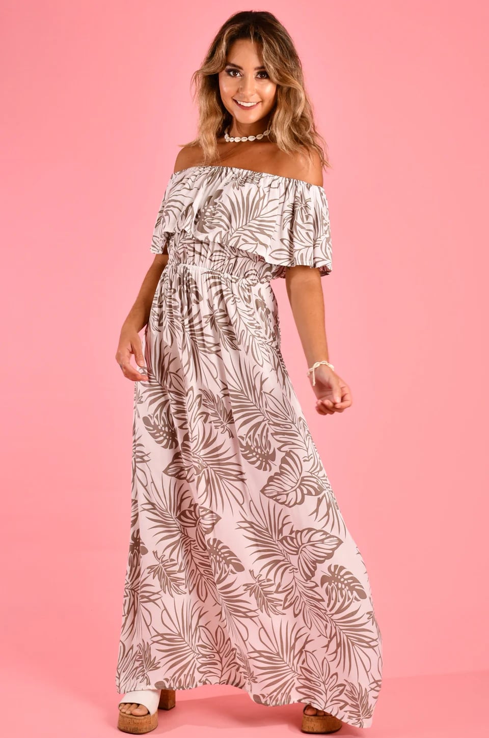 Gypsy Maxi Dress - Pure White