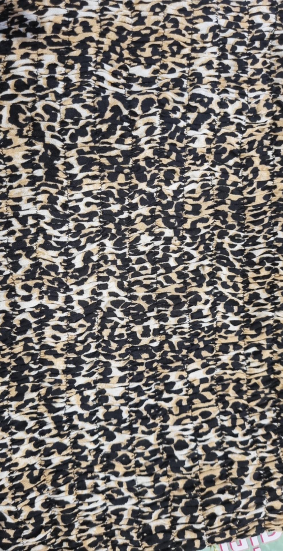Leopard Print Rouched Bandeau Top