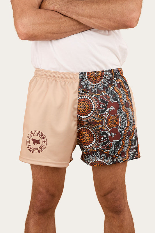 Walkabout Warrior Footy Short - Dark Sand