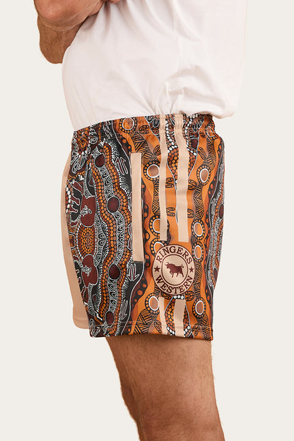 Walkabout Warrior Footy Short - Dark Sand