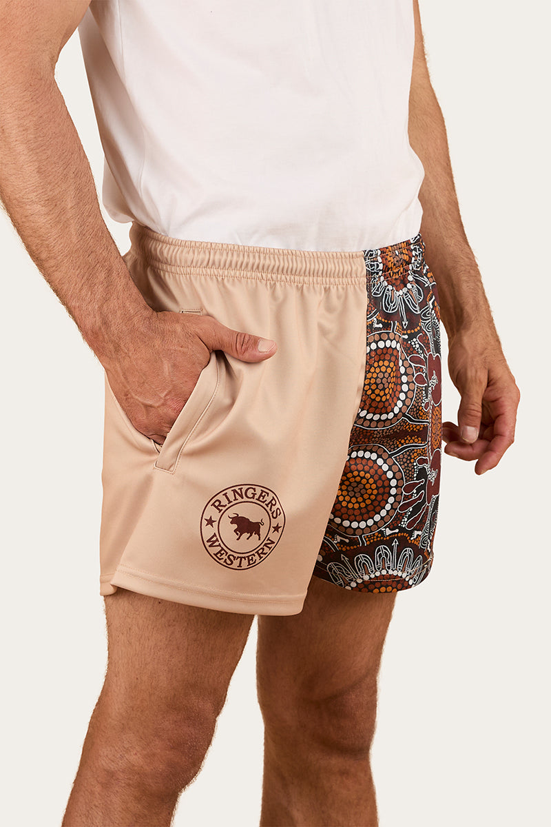 Walkabout Warrior Footy Short - Dark Sand